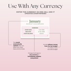 Simple Monthly Budget Spreadsheet for Google Sheets - Strawberry Matcha